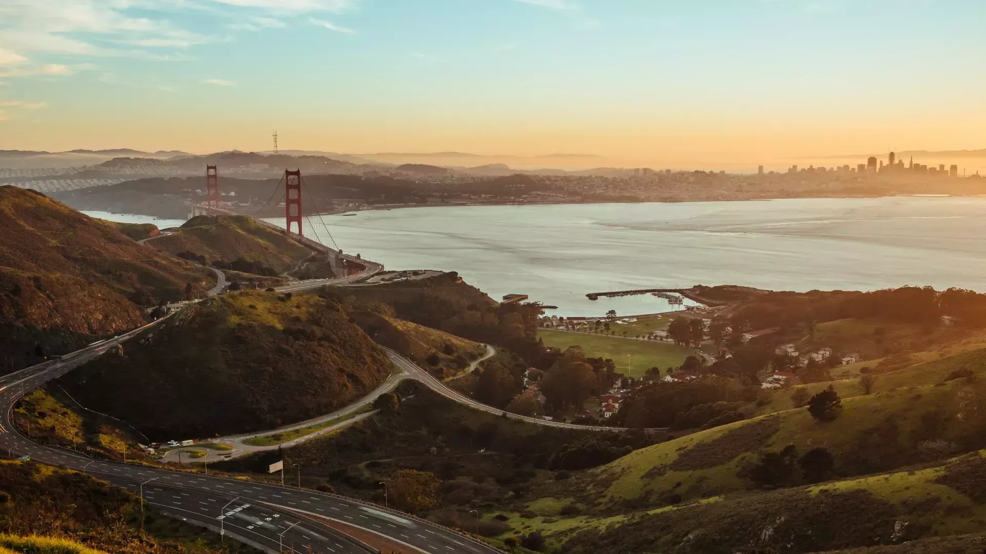 Vista da Sausalito/Marin.